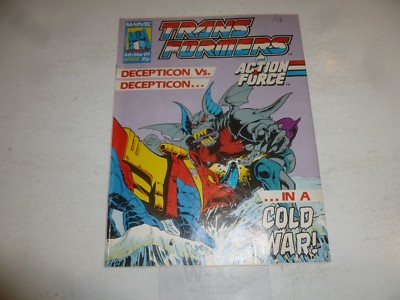 The TRANSFORMERS & ACTION FORCE - No 207 - Date 04/03/1989 - Marvel Comic