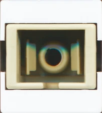 SC Simplex MultiMode Coupler Keystone White