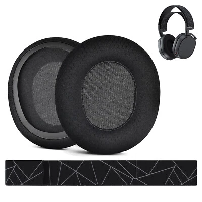 MMOBIEL Ohrpolster & Stirnband Ersatz für SteelSeries Arctis 7/9/Pro Wireless - Mesh