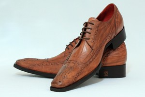 NEW..!! JO GHOST COLOR CAMEL LEATHER VERO CUOIO SHOES SIZE 41-ITALY | eBay