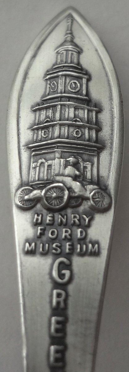 GREENFIELD VILLAGE HENRY FORD MUSEUM demi STERLING SILVER SOUVENIR