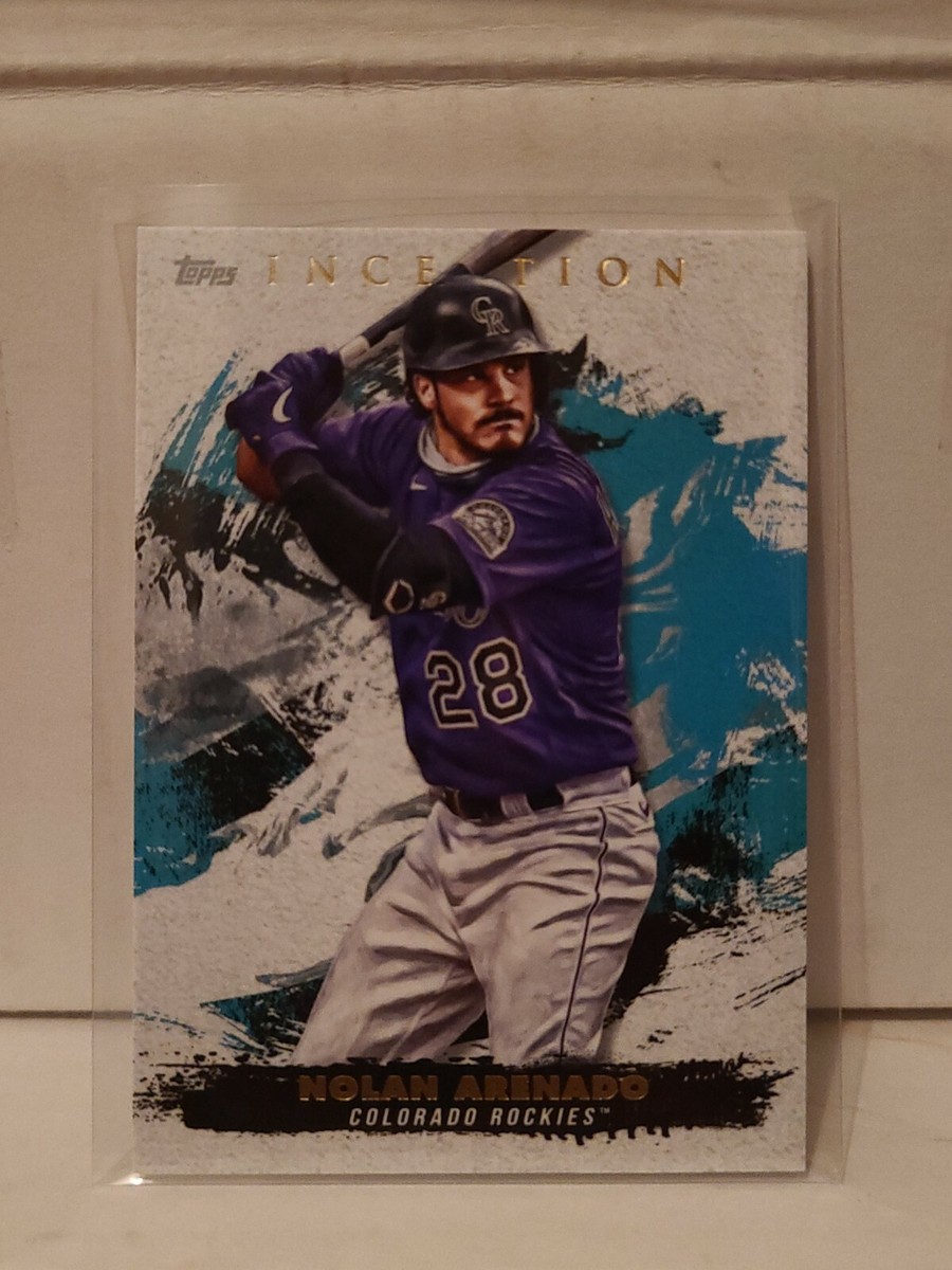 2021 TOPPS INCEPTION NOLAN ARENADO BASE CARD COLORADO ROCKIES 57