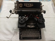MACCHINA DA SCRIVERE ANTICA ROYAL 10 CON VETRI LATERALI ANTIEKE TYPEMACHINE