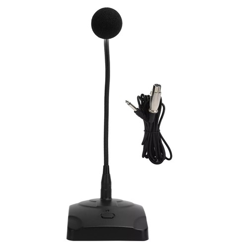 Gooseneck Desktop Paging Mic Microphone With 5m XLR Cable For Desktop Computer - Picture 10 of 12