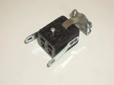 VINTAGE CINCH JONES MOLEX S-304-CCT-LW SOCKET 4PIN w/ METAL HOOD&LATCH FOR YAESU