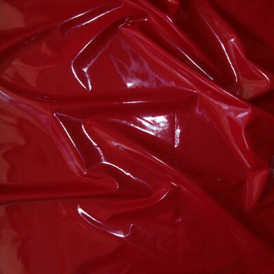 SHINY GLOSSY PVC VINYL PLEATHER GOTHIC FETISH CORSET LEGGINGS DANCE DARK RED 54''
