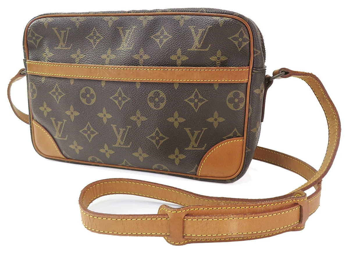 LOUIS VUITTON Authentic Trocadero 27 Brown Monogram Canvas 