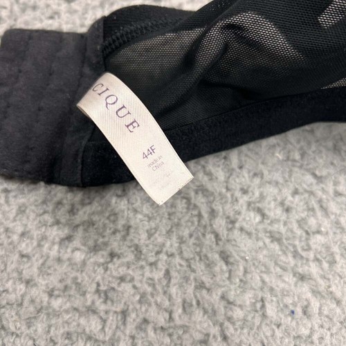 Cacique Bra 44F Balconette Bra French Balconette Lane Bryant Lace Trim Leopard - Picture 11 of 12
