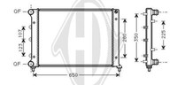 Diederichs DCM1352 KüHler, MotorküHlung FüR Alfa Romeo