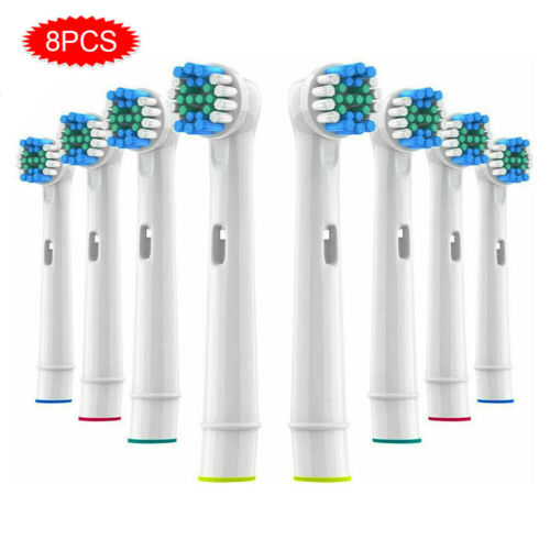 8Pack New Precision Electric Toothbrush Replacement Brush Heads For Oral B Braun - Picture 1 of 7