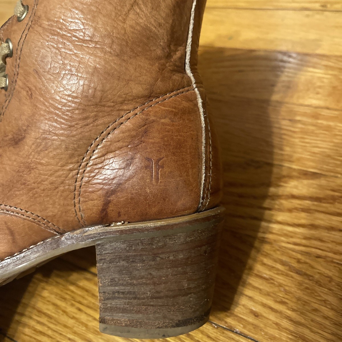 Lacets FRYE Pour Bottes Modèle Sabrina - Couleur Marron, Pointure US 5.5 Femme, Cuir, Neufs Sans Boîte