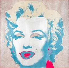 ANDY WARHOL Pop Art Poster or Rolled Canvas Print "Marilyn Monroe" Portrait
