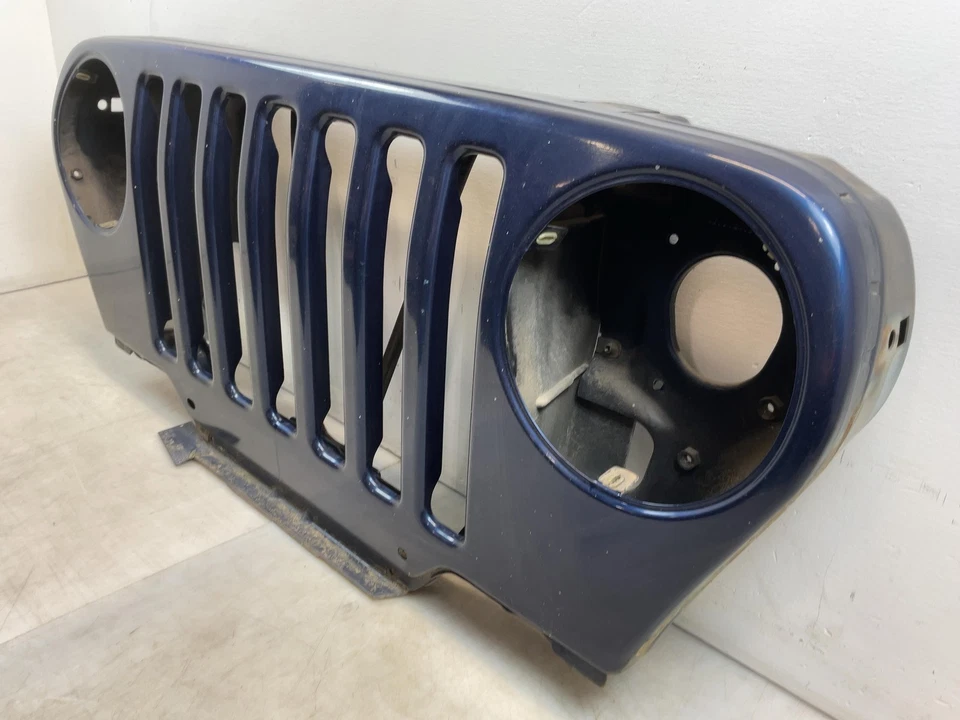 Jeep TJ Wrangler OEM Front Grille Shell Patriot Blue PBT 1998 1999-2006 066012 - Image 3 of 4