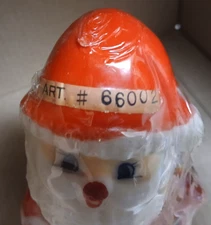 Vintage Santa Candle 6" Le Gran Imports LGI Art #66002 Made in Japan Unburned