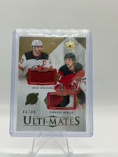 2023-24 Upper Deck Ulti-Mates Nico Hischier, Dawson Mercer /49 wb2