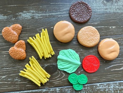 McDonald s Play Food Lot Quarter Pounder Hamburger French Fries Chicken Nuggets