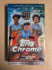 2021-22 Topps Chrome Overtime Elite OTE Basketball Sealed Hobby Box 2 Autographs