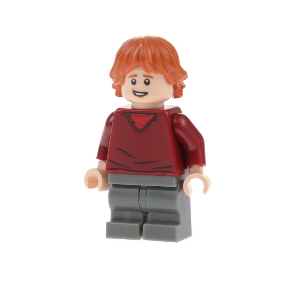 1X Lego Minifigure Harry Potter Ron Weasley Sweater Double Face 76407 HP180