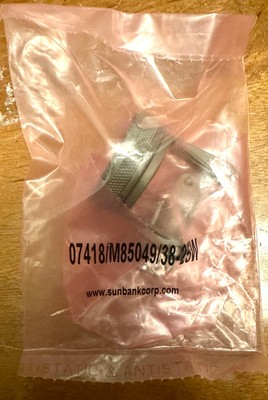 Sunbank Corp. Aviation 07418M85049/38-25W Electrical Backshell Connector