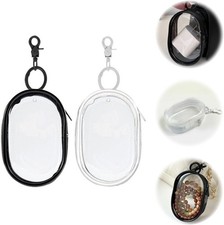 2Pack PVC Portable Storage Bag for Data Cables, Chargers, Earphone, Keys, Earbud