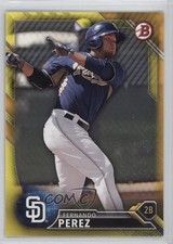 2016 Bowman Prospects Yellow Fernando Perez #BP128 0c4