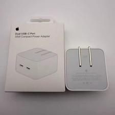Genuine Apple 35W Dual USB-C Port Compact Pow...
