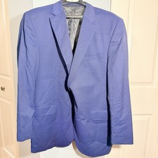 Loro Piana On The Move Performance Wool Silk Blazer Cremieux Jacket 48L Blue
