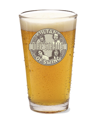 Dire Straits (Sultans Of Swing) - 16oz Pint Beer Glass Rock and Roll Handcrafted