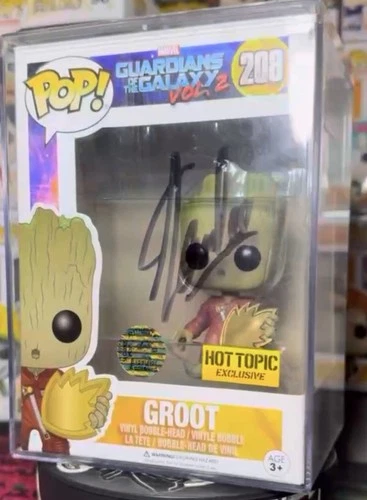 Groot Funko Pop! Signed by Stan Lee Marvel Guardians