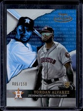 2020 Topps Gold Label Yordan Alvarez Class 1 Blue Rookie RC #/150 Astros