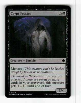 Crypt Feaster 59 NM Normal C MTG Magic Foundations