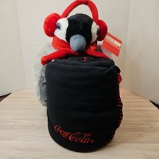Coca-Cola Penguin Plush And Lap Blanket NOS