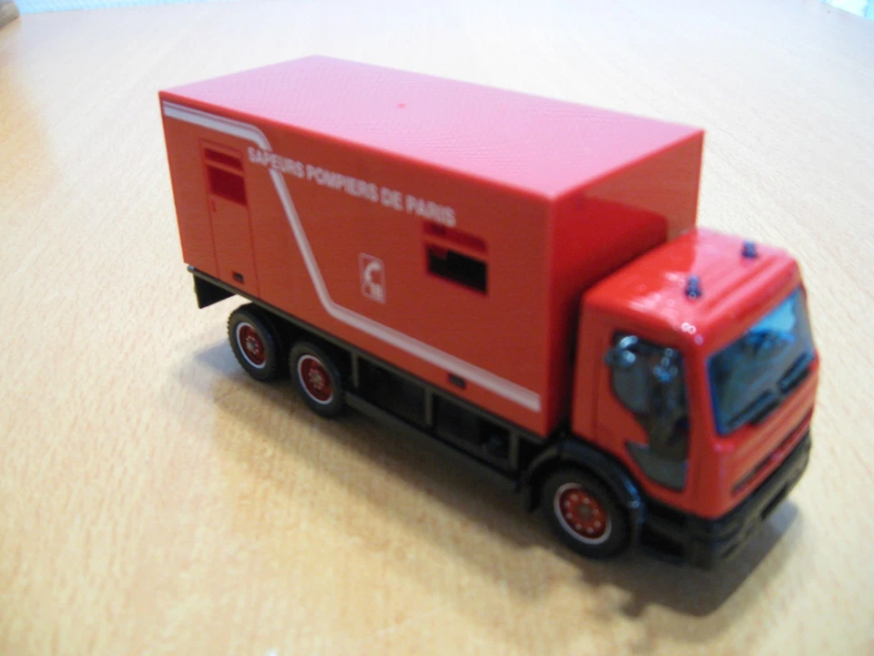 RENAULT PREMIUM POMPIERS SOLIDO 1/50 TONER GAM II - Photo 2/4