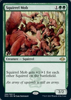 Squirrel Mob -Foil Light Play MTG Modern Horizons 2