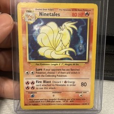 Pokemon TCG Ninetales 12/102 Base Set Holo Rare English Unlimited on eBay