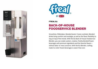 F'real B7 Frozen Beverage Blender | eBay