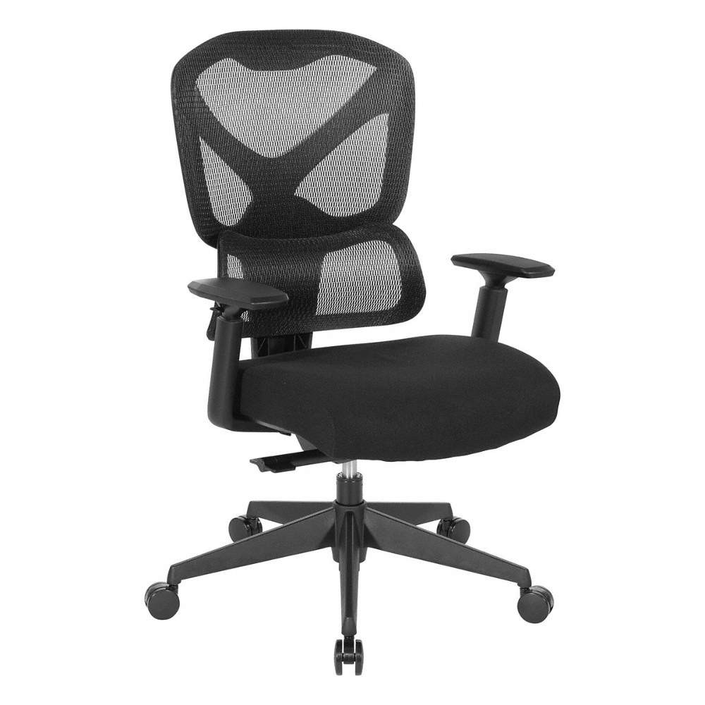 OFFICE STAR PRODUCTS  Office Chair,Adjustable Arms,Black,Mesh 833EH5