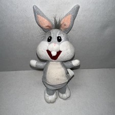 VTG Warner Bros Looney Tunes Baby Bugs Bunny Stuffed Animal Plush Doll Toy 12"