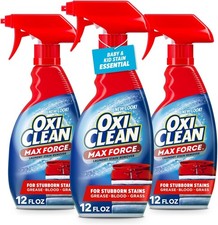 OxiClean Max Force Stain Remover Spray, Baby Essentials, 12 fl oz, 3-Pack