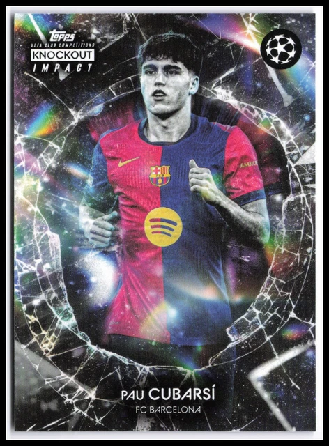 2024-25 Topps Knockout UEFA Club Competitions #NNO Pau Cubarsí FC Barcelona