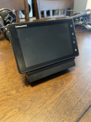 Sirius XM Receiver With Mirror Mount Antenna Long Reach Mount And Accessories.