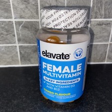 Elevate Female Multivitamin Mango Flavour Capsules 60 Brand New and Sealed UK