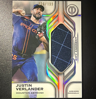 Topps 2026 Tribute Relic Justin Verlander Astros T-JV 126/199