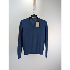 Tom Ford V-Neck Turtle Neck Sweatshirt in Blue Brand New with Tags 48
