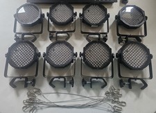 Lighting, RGB LEDs, ADJ Mega Flat Pak 8, 30 degree beamwidth, pack of 8, used