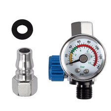 Professional Pressure Regulator with Gauge for Spray Gun and Air Tool Systems