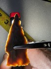 2.8" Translucent Chalcedony Palmer / Kirk Point - Fine Serrated Corner Notched — photo 2