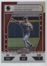 2021 Panini Elite Extra Edition College Tickets Optic Holo Cody Morissette 0t2