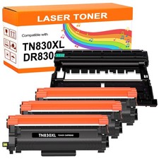 TN830XL Toner DR830 Drum Compatible Brother DCP-L2640DW L2647DW HL-L2400D L2405W