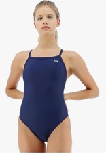 TYR Women's Diamondback One Piece Swimsuit - Navy Size 26 New